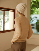 100% Cashmere Double Layers Beanie