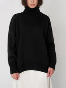 Turtleneck Oversized Pullover Sweater