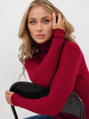 Knitted Basic Turtleneck Sweaters