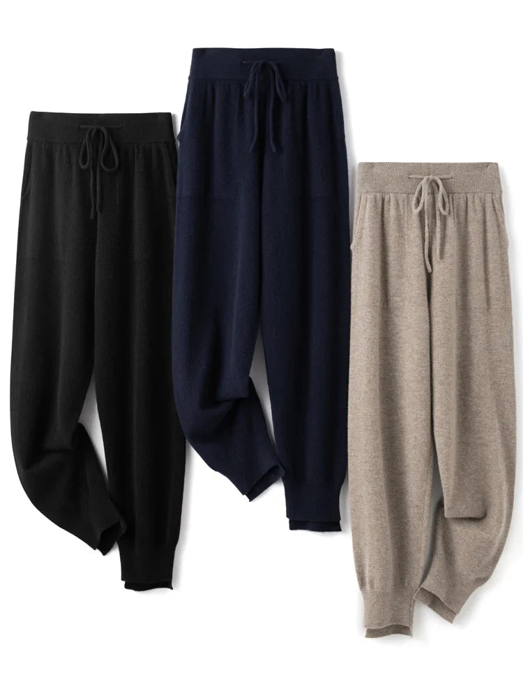 Mid Rise Merino Wool Joggers