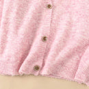 Wool Blend Soft Knitted Short Cardigan