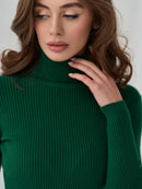 Knitted Basic Turtleneck Sweaters