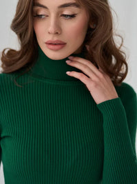 Knitted Basic Turtleneck Sweaters
