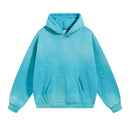 Oversized Warm Paint Distressed  Hoodies