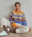 Vintage Christmas Jacquard Pullover Sweaters