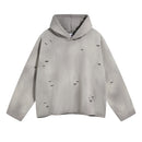 Disstressed Ripped Hoodies