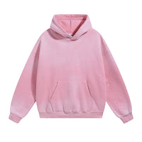 Oversized Warm Paint Distressed  Hoodies