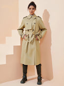 Turn Down Collar 100% Cotton Trench