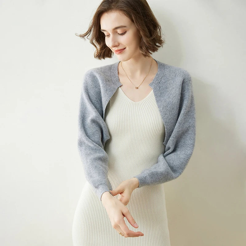100% Cashmere Poncho Scarf