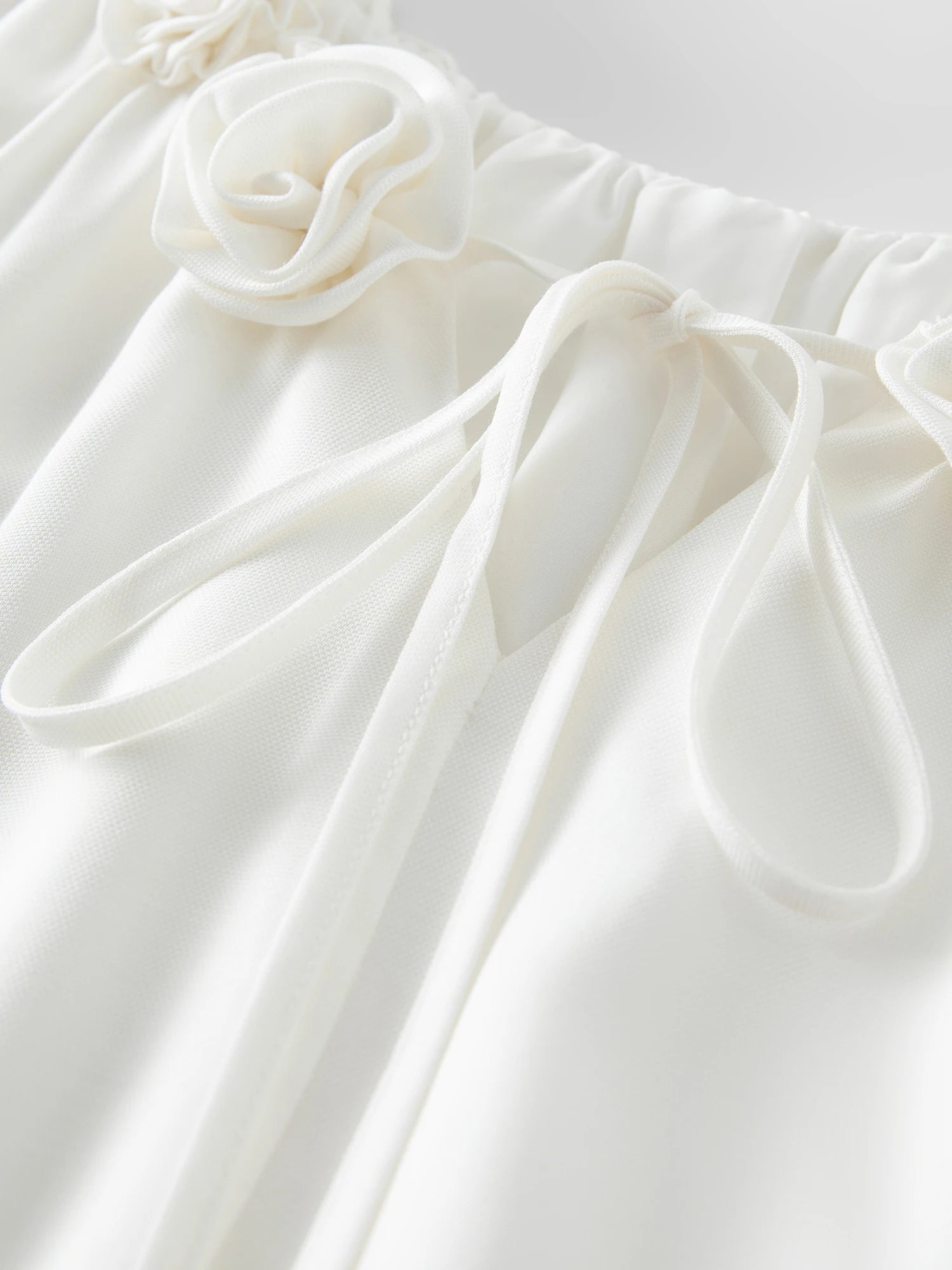 V-Neck Textured Sleeves Dress