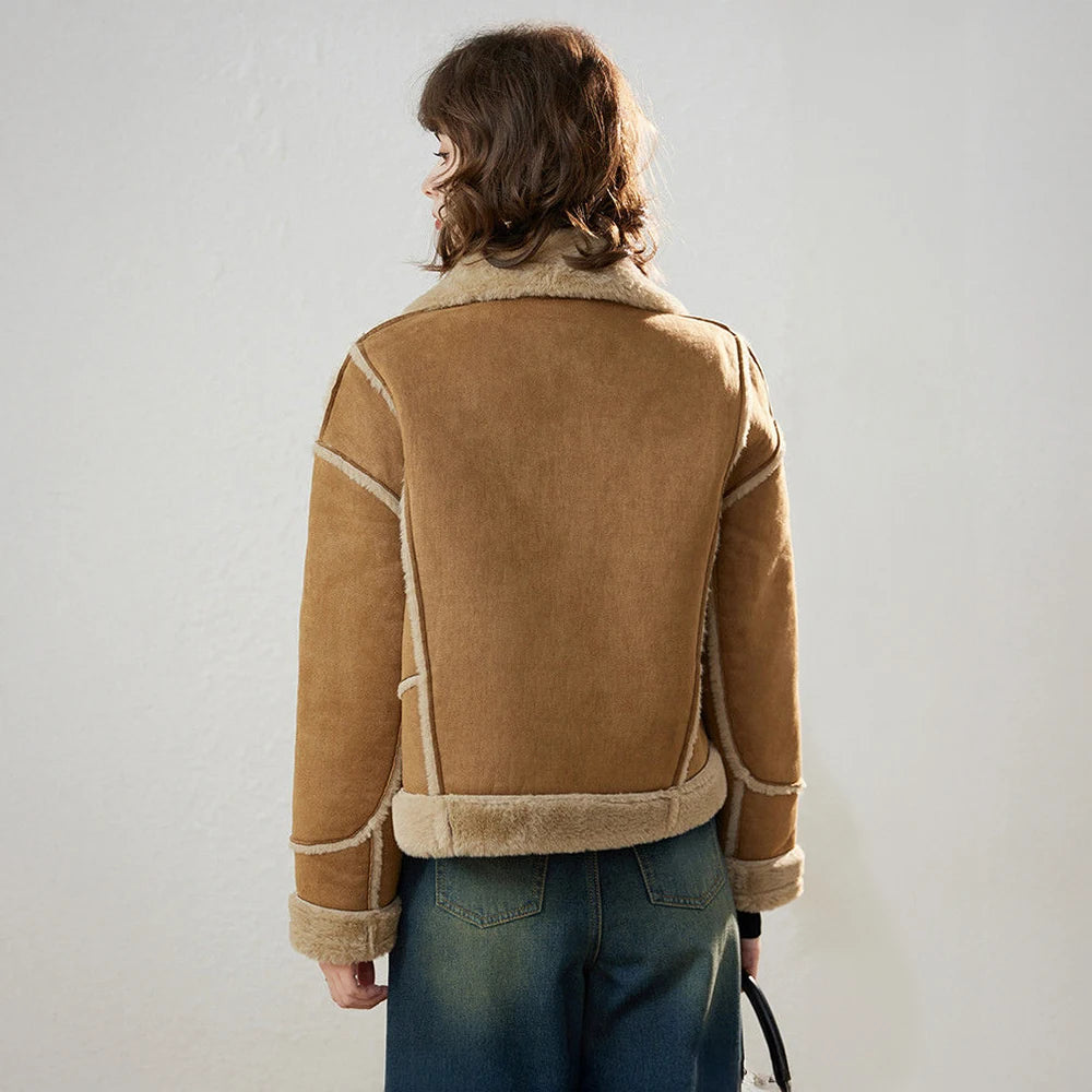 Plus Velvet Thickened Short  Jacket
