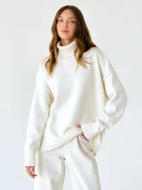 Turtleneck Oversized Pullover Sweater