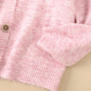 Wool Blend Soft Knitted Short Cardigan