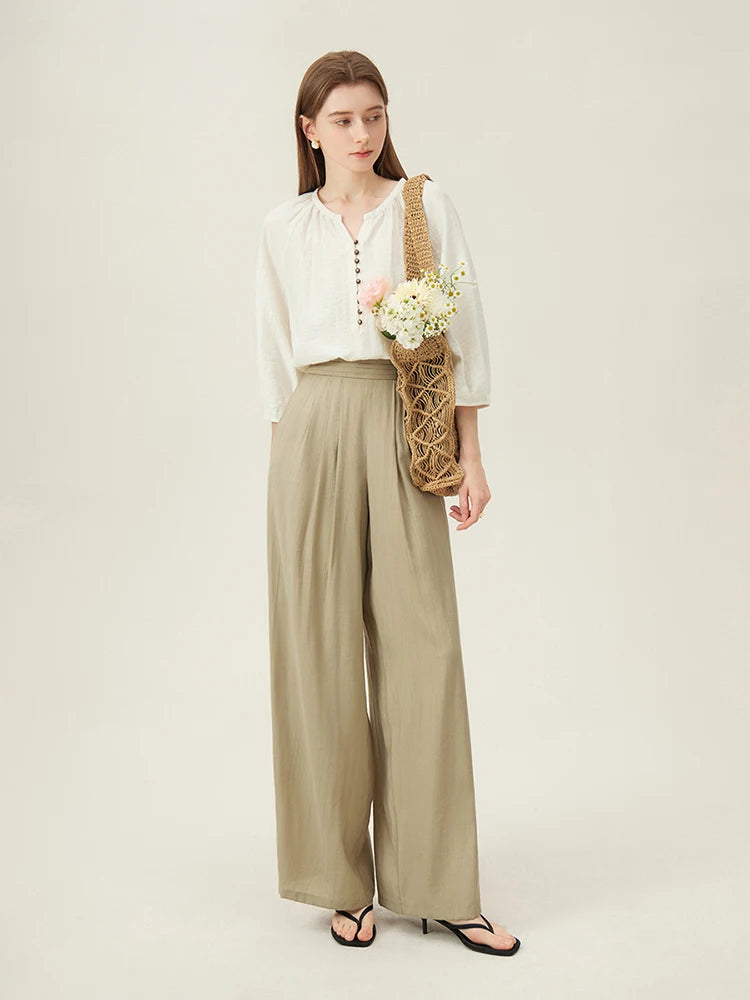 Linen Three-quarter Sleeve Shirts