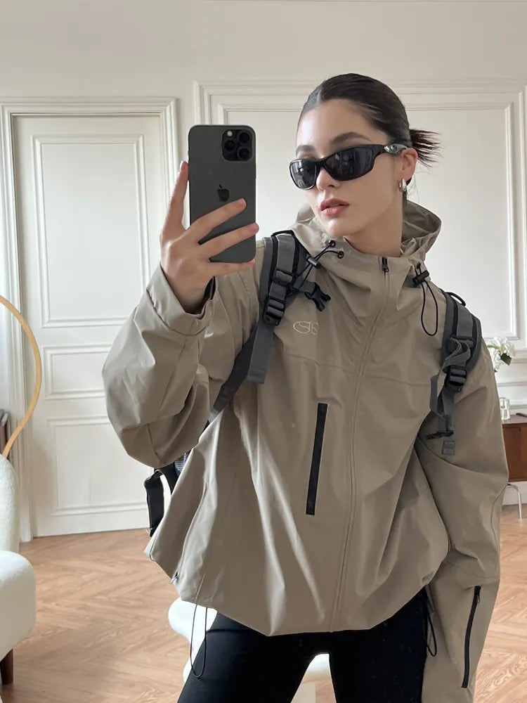 Vintage Hooded WindbreakerJacket