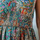 V-Neck Bohemia A-line Maxi Dress