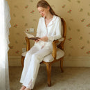 Turn-Down Collar Two-Pieces Pajamas