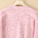 Wool Blend Soft Knitted Short Cardigan