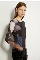 Mesh Printing Slim Tops