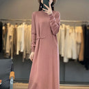Cashmere and Wool Knitted A-Line Dress