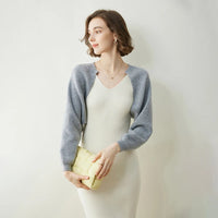 100% Cashmere Poncho Scarf