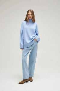 Oversized Casual Turtleneck Sweater