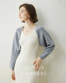 100% Cashmere Poncho Scarf