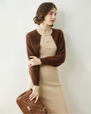 100% Cashmere Poncho Scarf