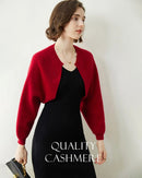 100% Cashmere Poncho Scarf