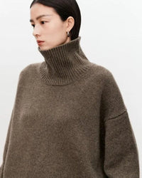 Oversized Cashmere Turtleneck Sweater