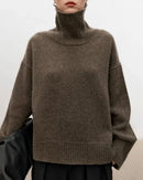 Oversized Cashmere Turtleneck Sweater