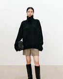 Oversized Cashmere Turtleneck Sweater