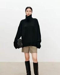 Oversized Cashmere Turtleneck Sweater