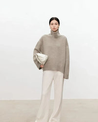 Oversized Cashmere Turtleneck Sweater